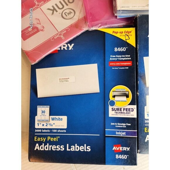 Avery & MACO Label inkjet 8460 Assortment: Address Multi-Use & Index Tab Divider - Picture 7 of 7